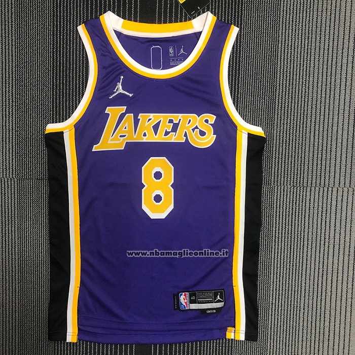 Maglia Los Angeles Lakers Kobe Bryant #8 Statement 2021-22 Viola